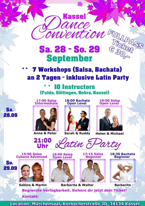 dance convention kassel salsa bachata